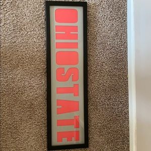Ohio state picture frame